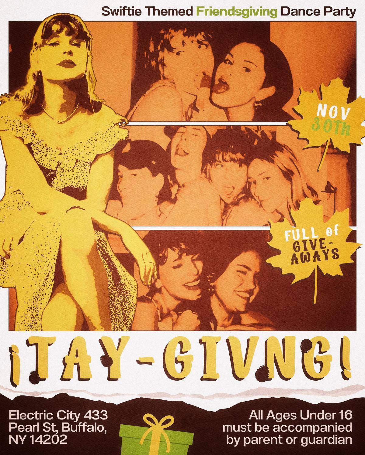 Tay-Giving: A Friendsgiving TSwift Dance Party