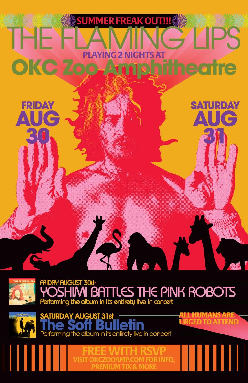 The Flaming Lips: Summer Freak Out – 2 Nights at Zoo Amphitheatre in OKC, Oklahoma
